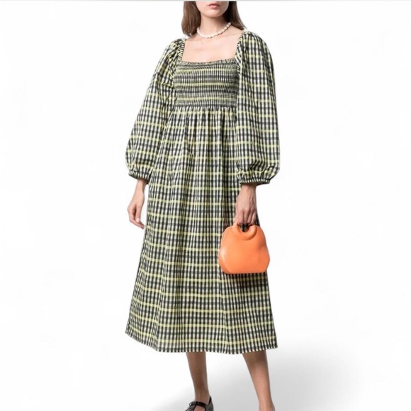 Baum Und Pfergarten Aquina Gingham Dress - Picture 1 of 6